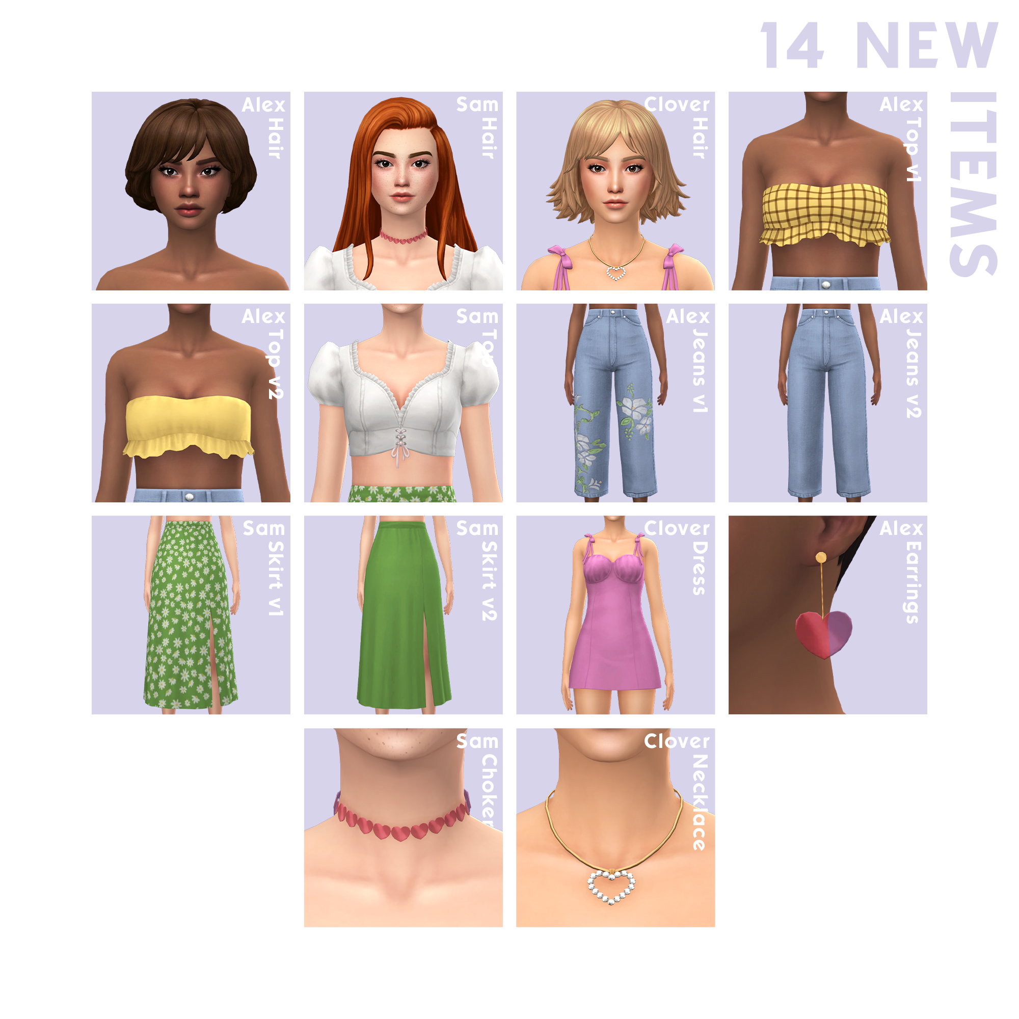 QICC - July 2022 Collection The Sims 4 Create a Sim - CurseForge