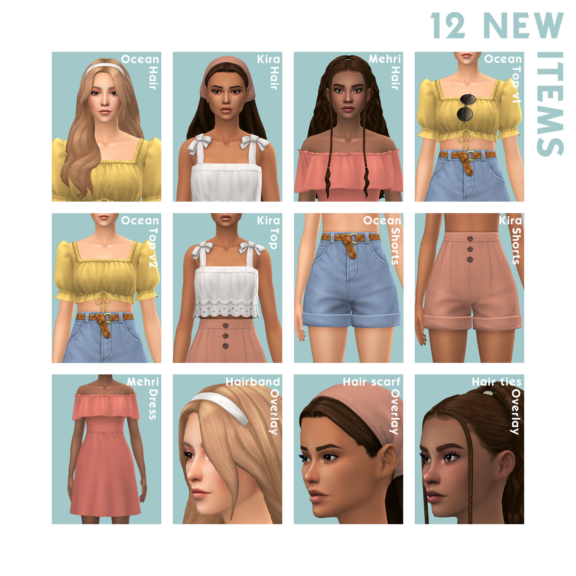 QICC - June 2022 Collection - The Sims 4 Create a Sim - CurseForge