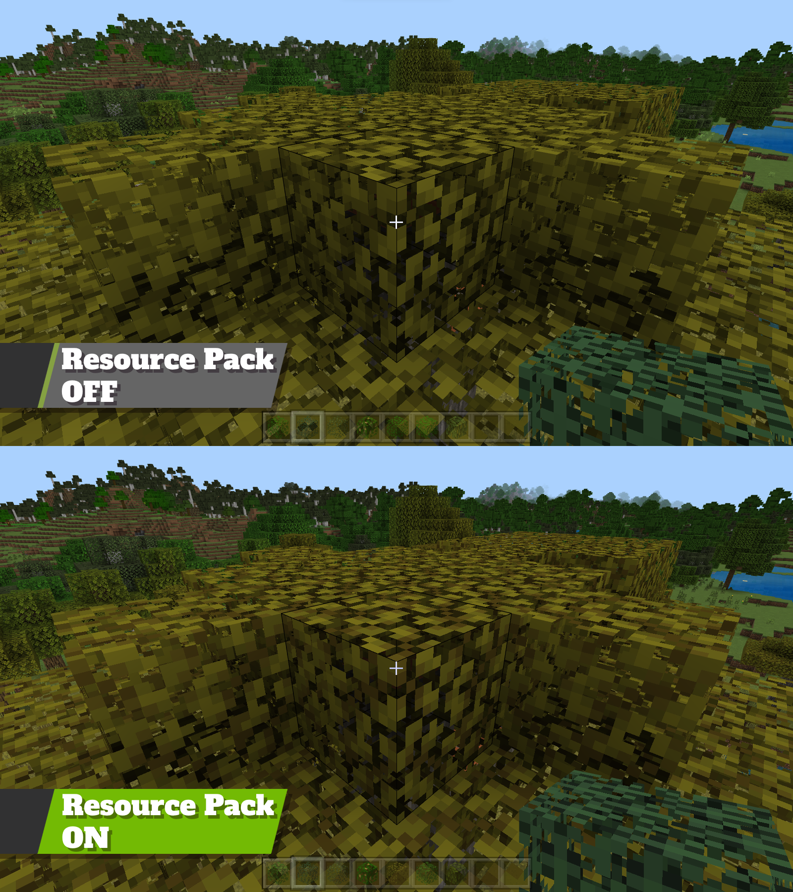 Slightly Better Foliage Colors - Minecraft Bedrock Addons - CurseForge