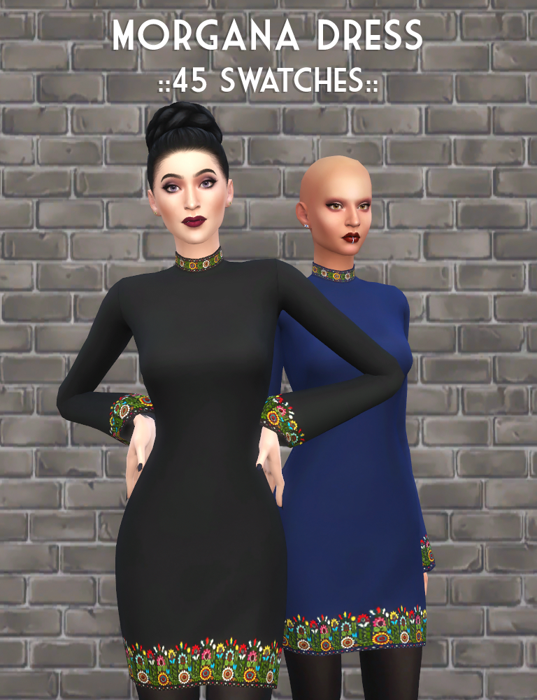 Morgana Dress - The Sims 4 Create a Sim - CurseForge