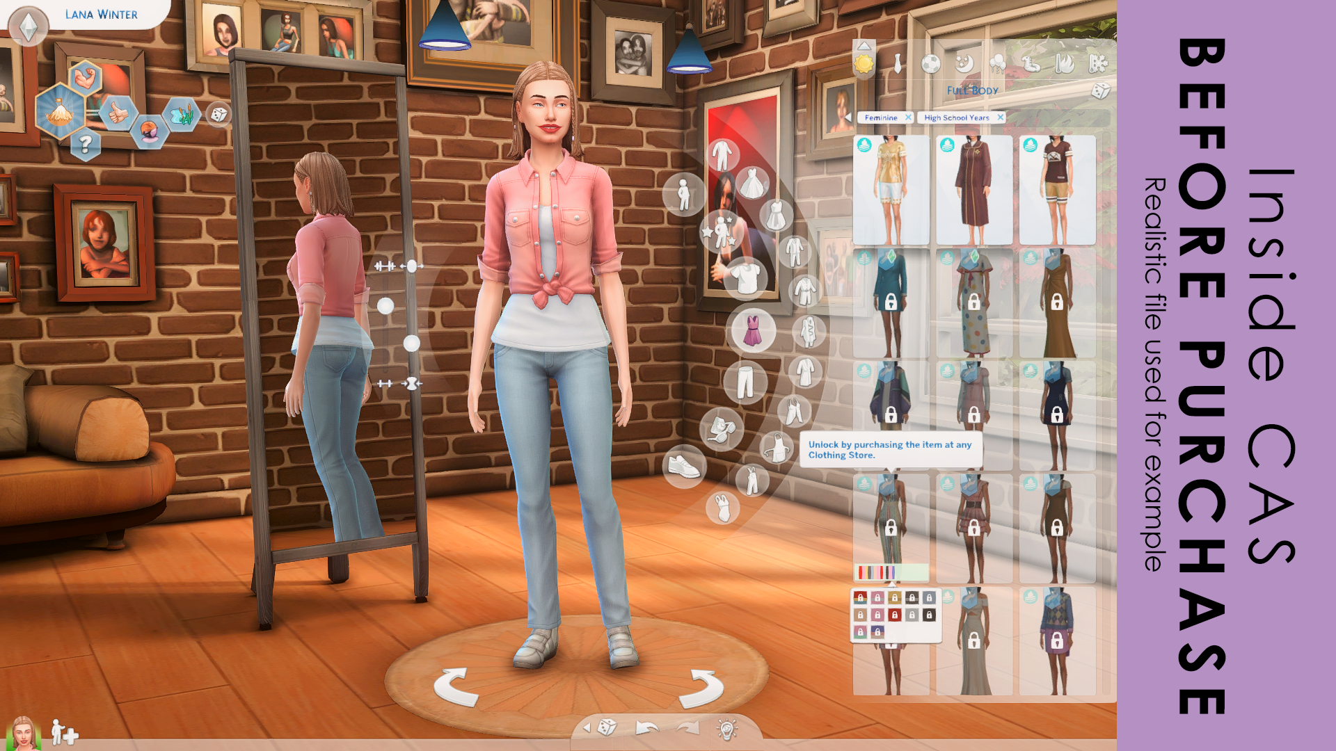 Clothing Store Overhaul v1.0! FREE to download!! My newest mod is finally  finished (at least version 1) Purchase clothing items from Thrift Store to  unlock them in CAS! Must have HSY pack