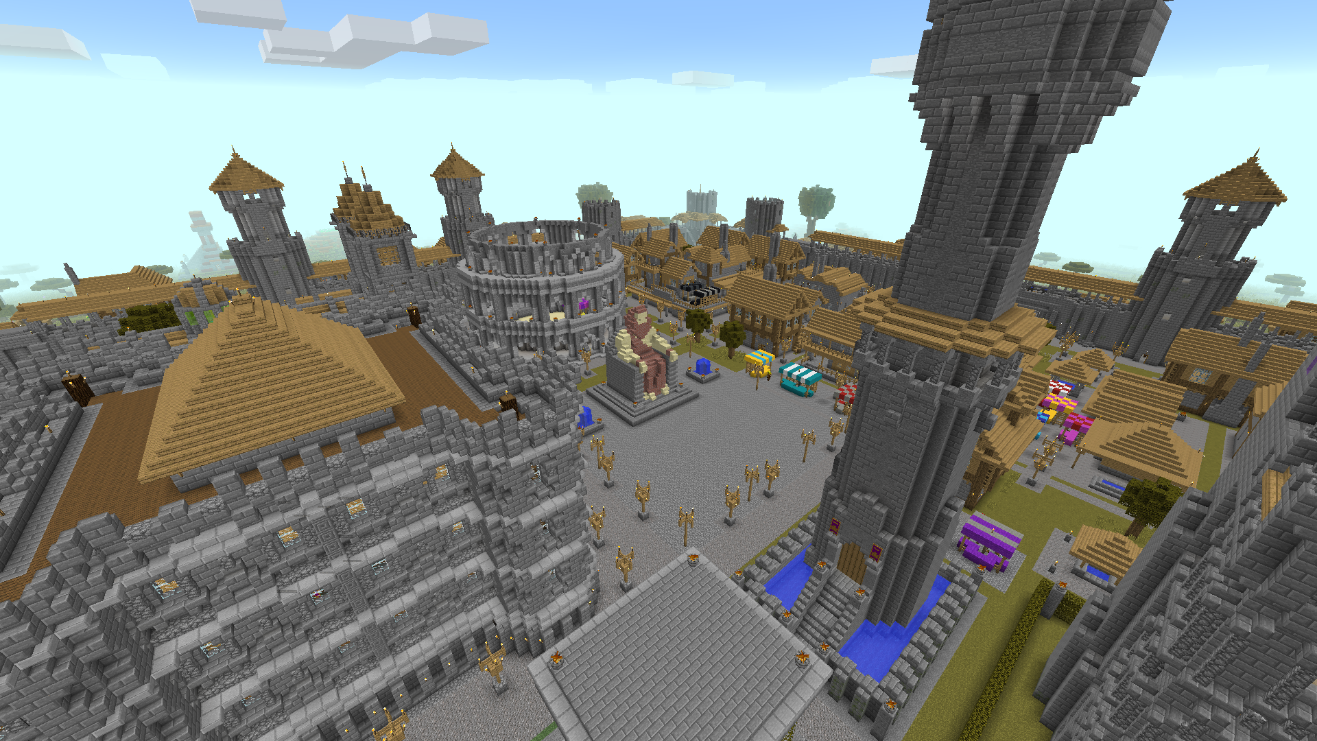 Explore a huge sprawling city when you first join