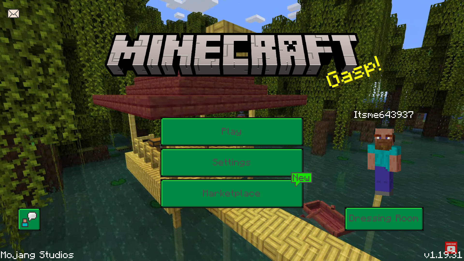 Minecraft 1.20 (The Unnamed Update) Themed GUI - Minecraft Bedrock