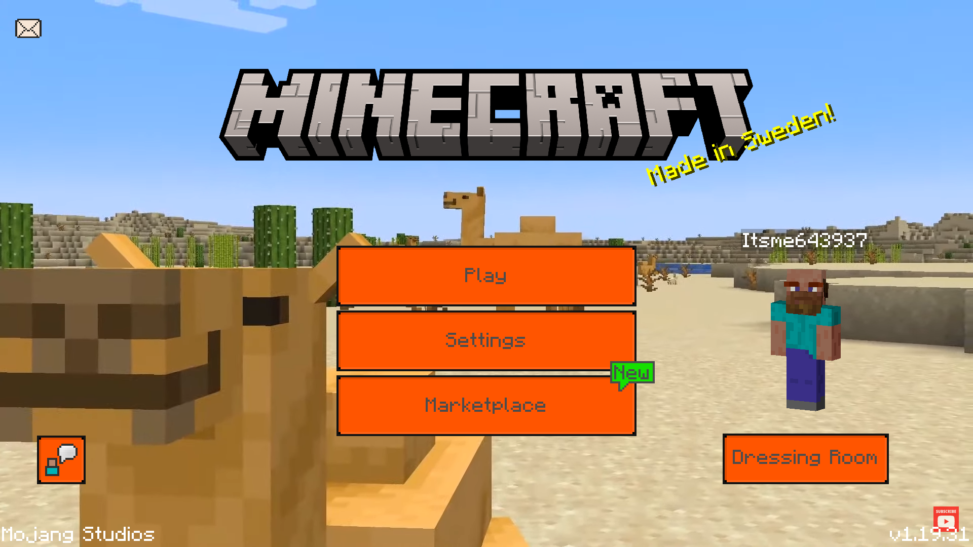 Minecraft 1.20 (The Unnamed Update) Themed GUI - Minecraft Bedrock