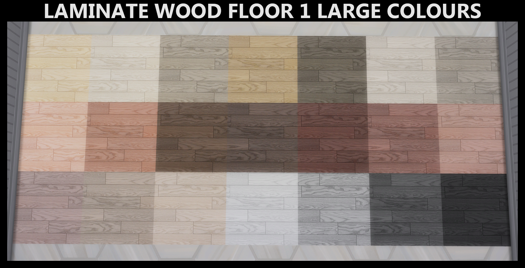 colours of large pattern