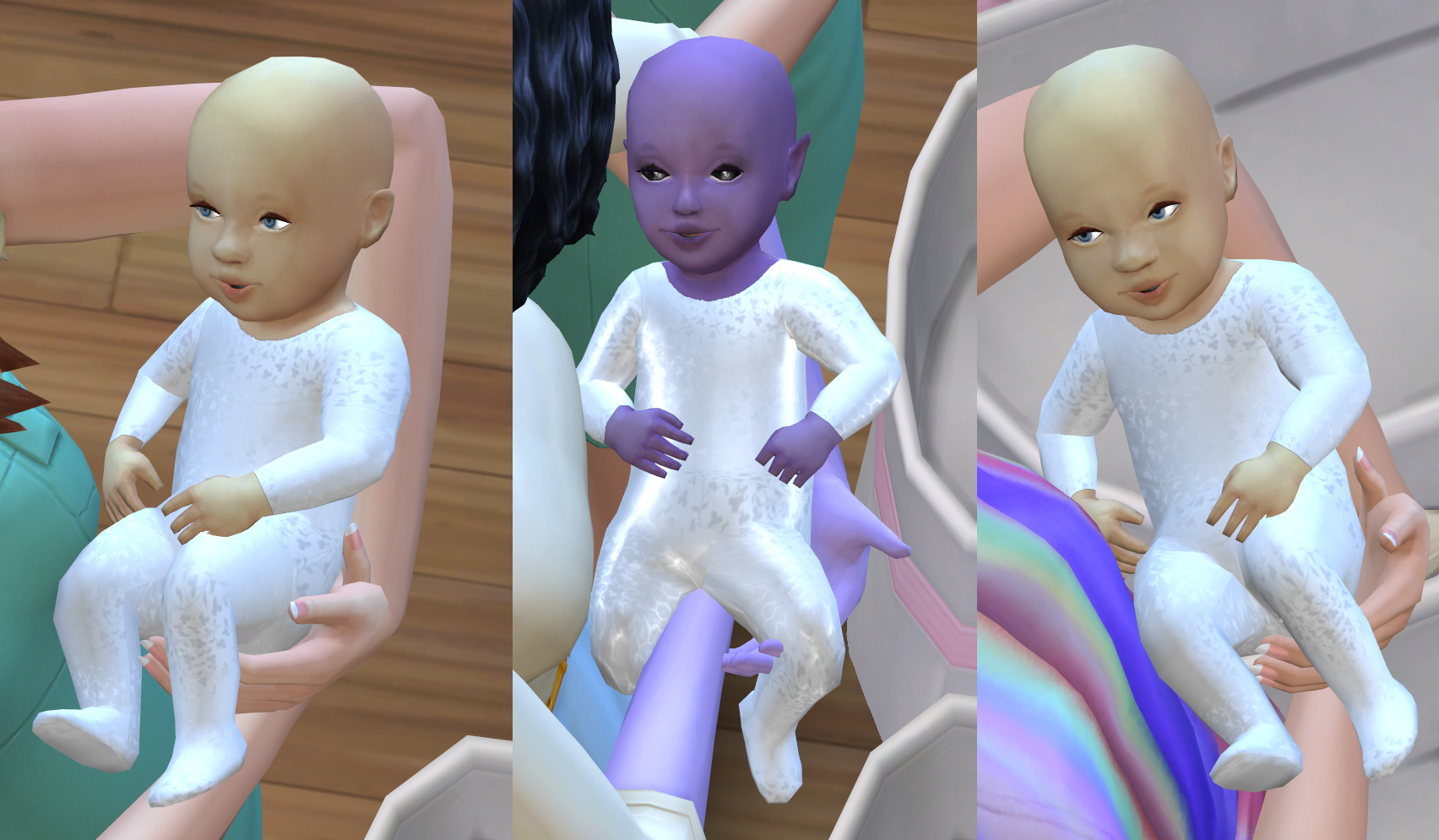 Satin Footsies baby outfit - The Sims 4 Mods - CurseForge