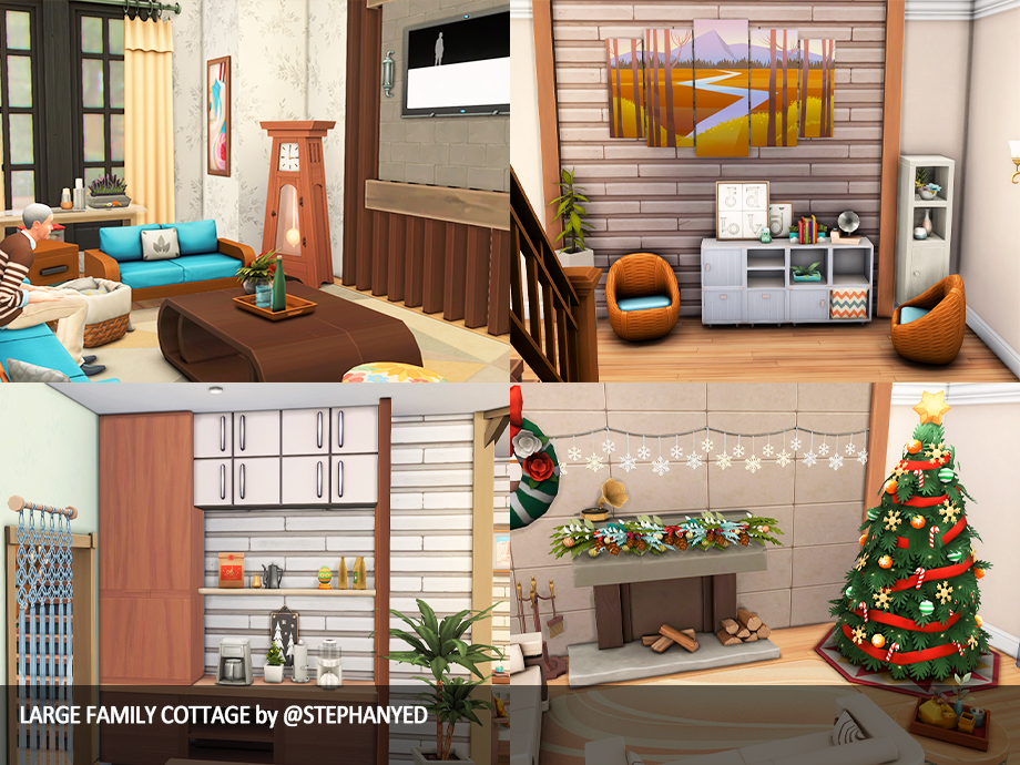 Cottage Living Large Cross-stitch Hoop Inventoryable & Sits On Any Surface  - The Sims 4 Mods - CurseForge