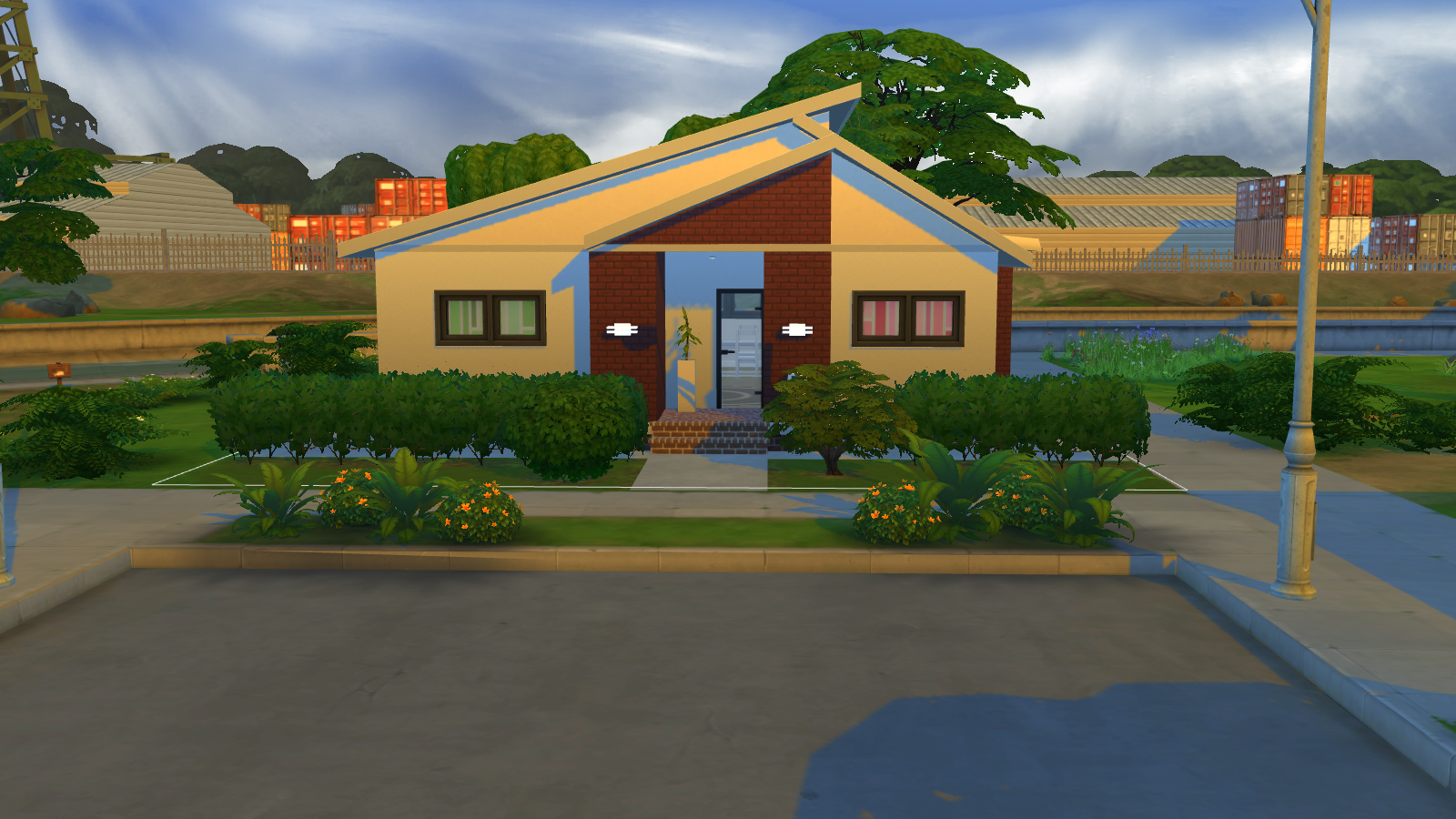 Front of the house