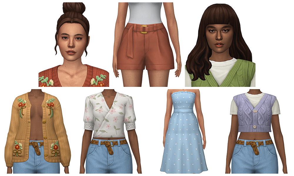 oakiyo Cottage Living Addons The Sims 4 Create a Sim