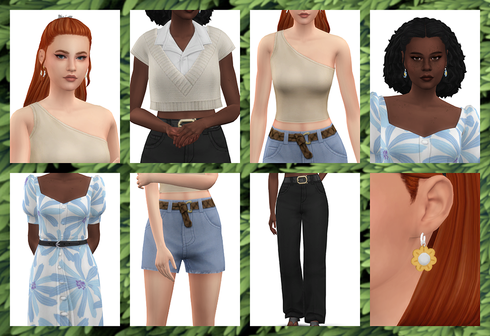 oakiyo - Rosie Hair - The Sims 4 Create a Sim - CurseForge