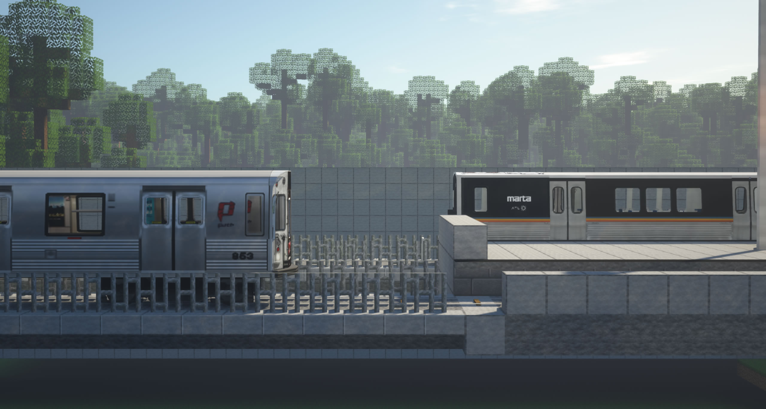 Minecraft Transit Railway