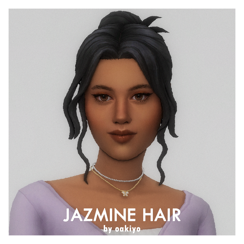 oakiyo - Jazmine Hair - The Sims 4 Create a Sim - CurseForge