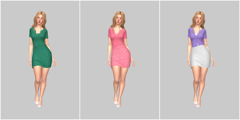 Cute Cardigan - The Sims 4 Create a Sim - CurseForge