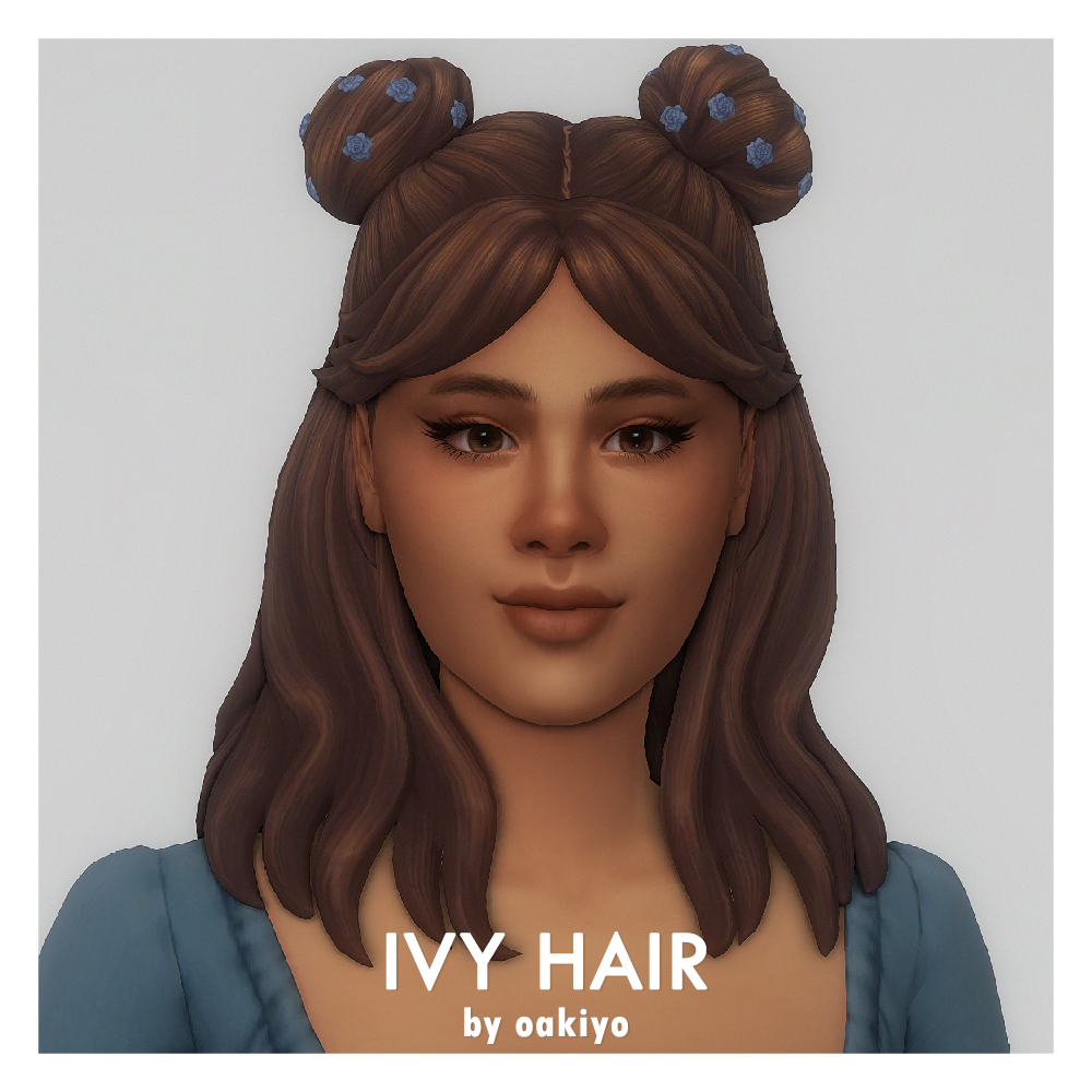 oakiyo - Rosie Hair - The Sims 4 Create a Sim - CurseForge
