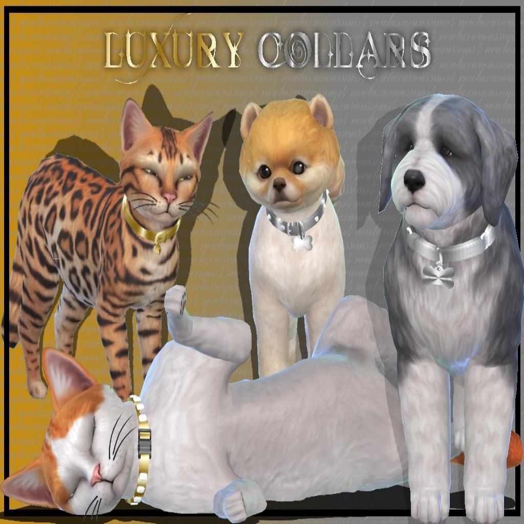 Luxury Pet Collars The Sims 4 Pets Curseforge