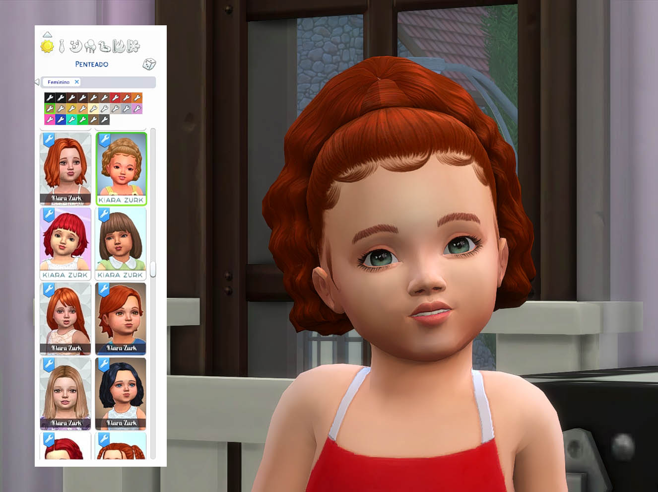 Serena Ponytail for Toddlers in game