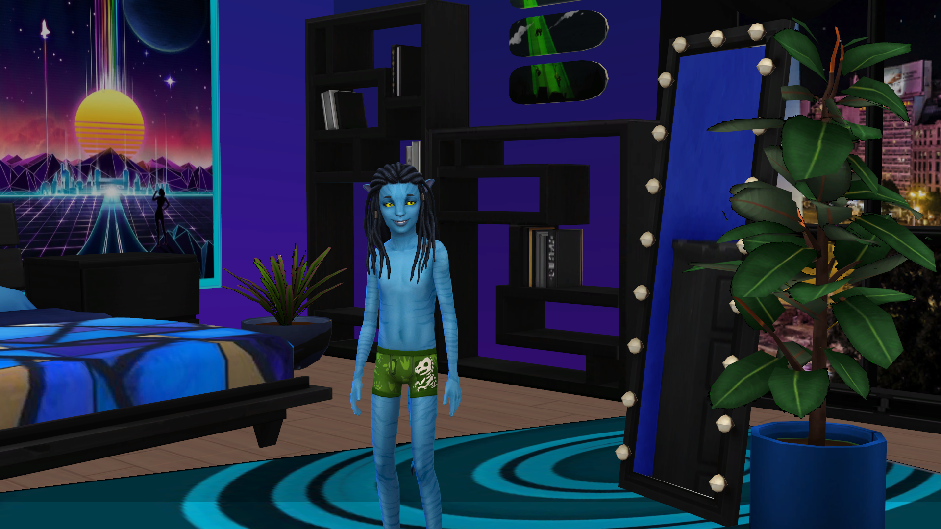 Navi Skin And Tail The Sims 4 Create A Sim Curseforge