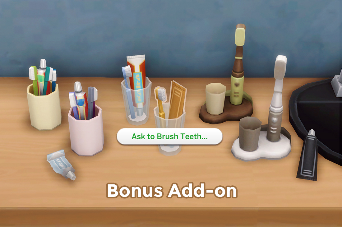 sims 4 mod dont brush teeth in kitchen sink