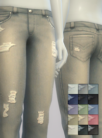 Distressed Jeans Edit for Male - The Sims 4 Create a Sim - CurseForge