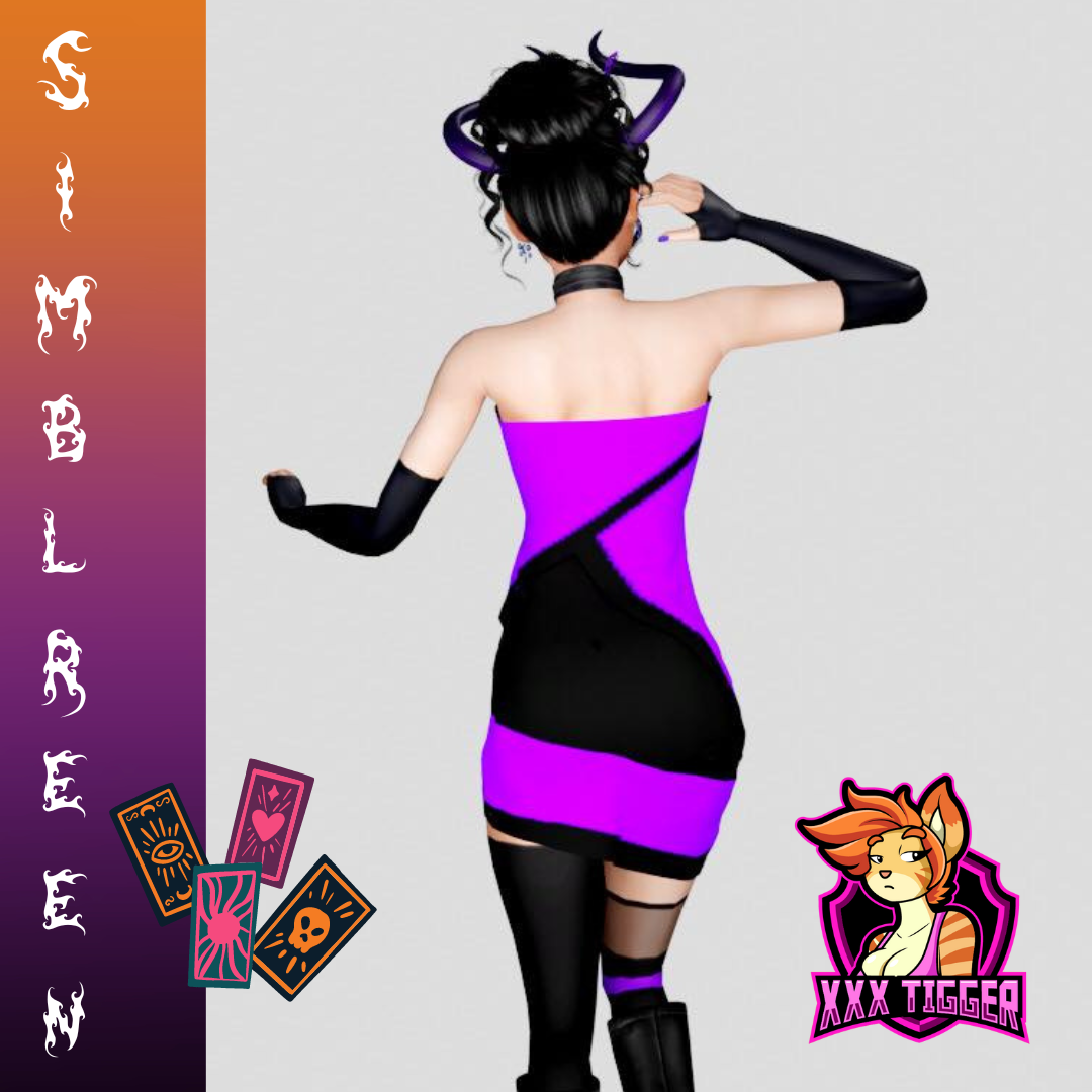 Simblreen Dress - The Sims 4 Create a Sim - CurseForge