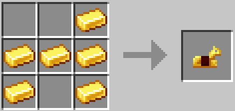 golden horse armor craft