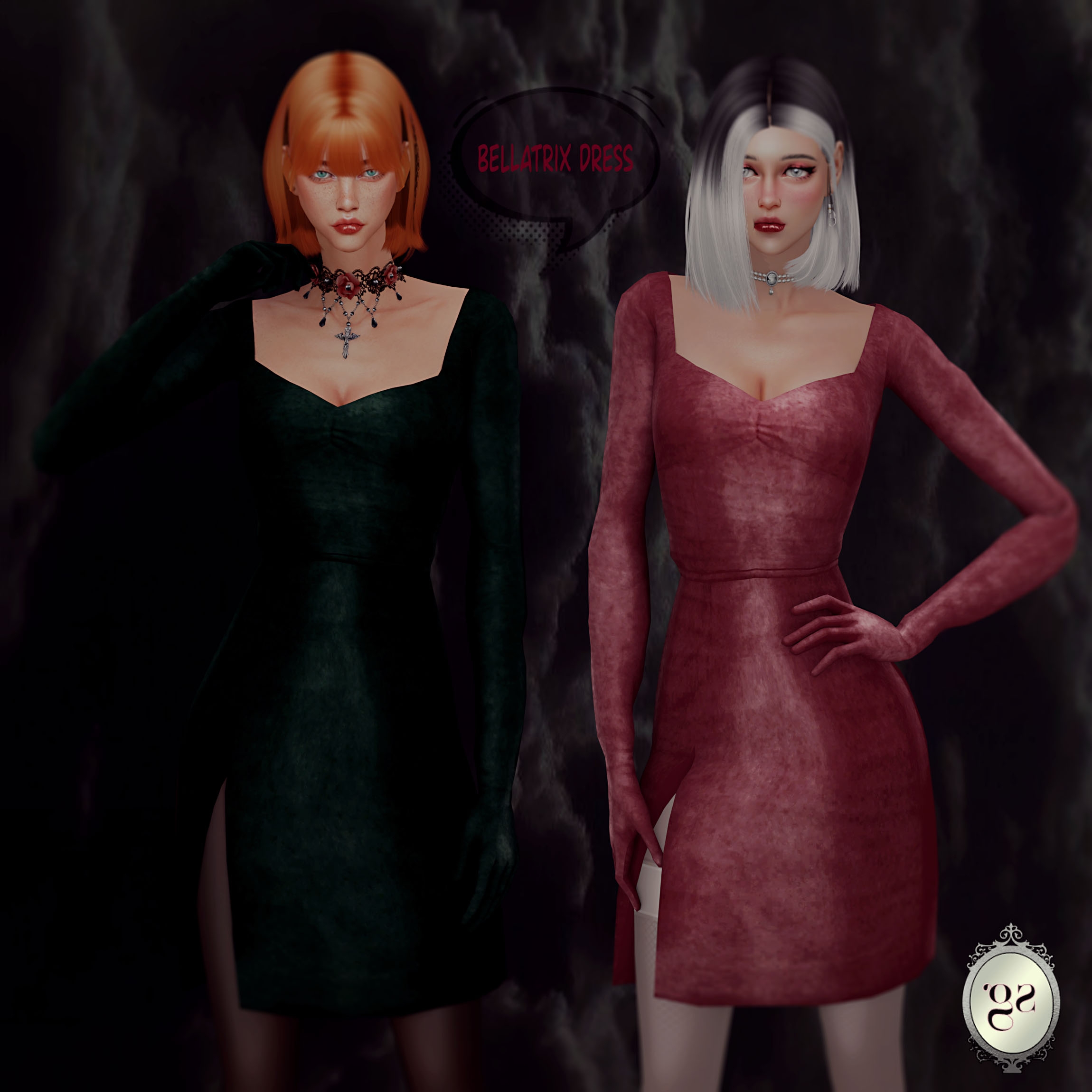 Carmilla dress - The Sims 4 Create a Sim - CurseForge