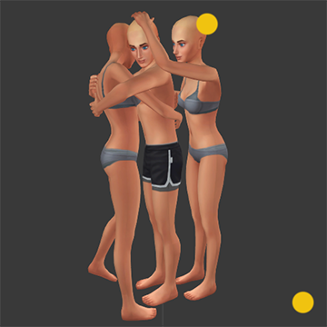 poses 1, 2 and 3
