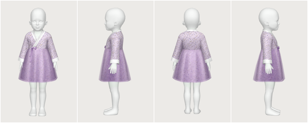 seola modern hanbok - toddler - The Sims 4 Create a Sim - CurseForge