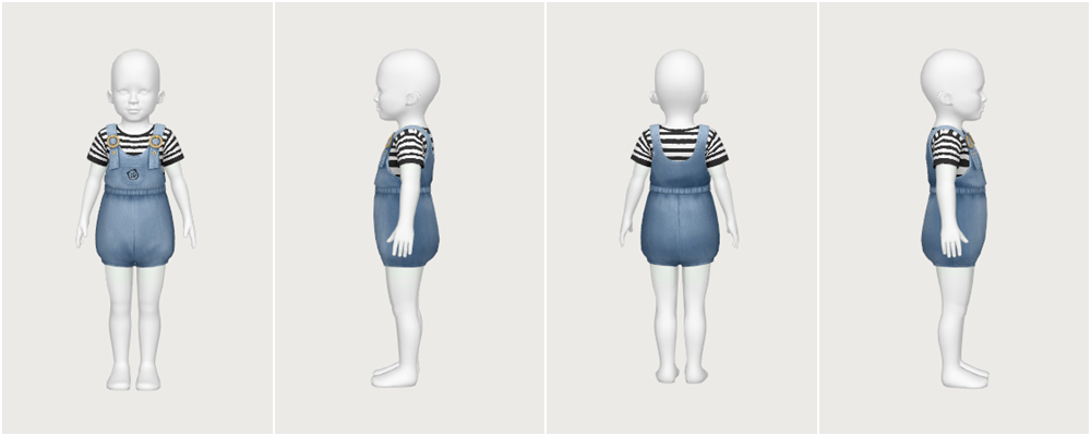 jona jumpsuit - toddler - The Sims 4 Create a Sim - CurseForge