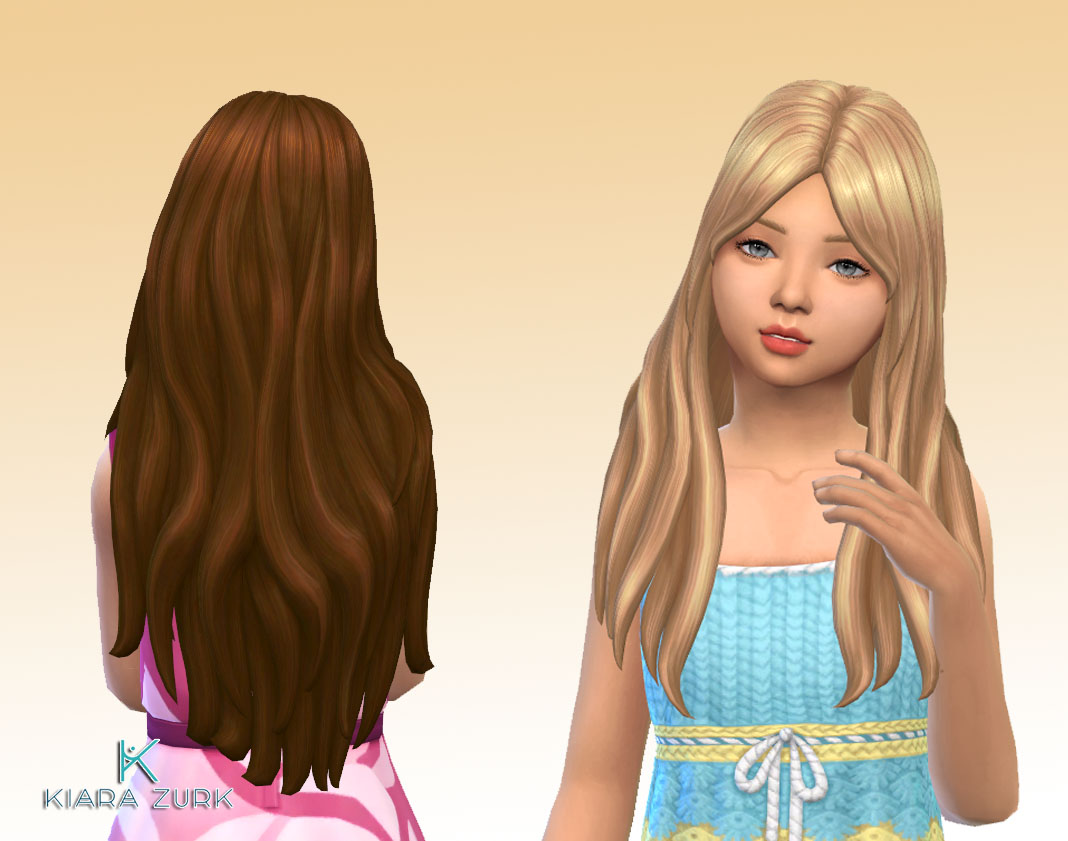 Melissa Hairstyle For Girls The Sims 4 Create A Sim Curseforge