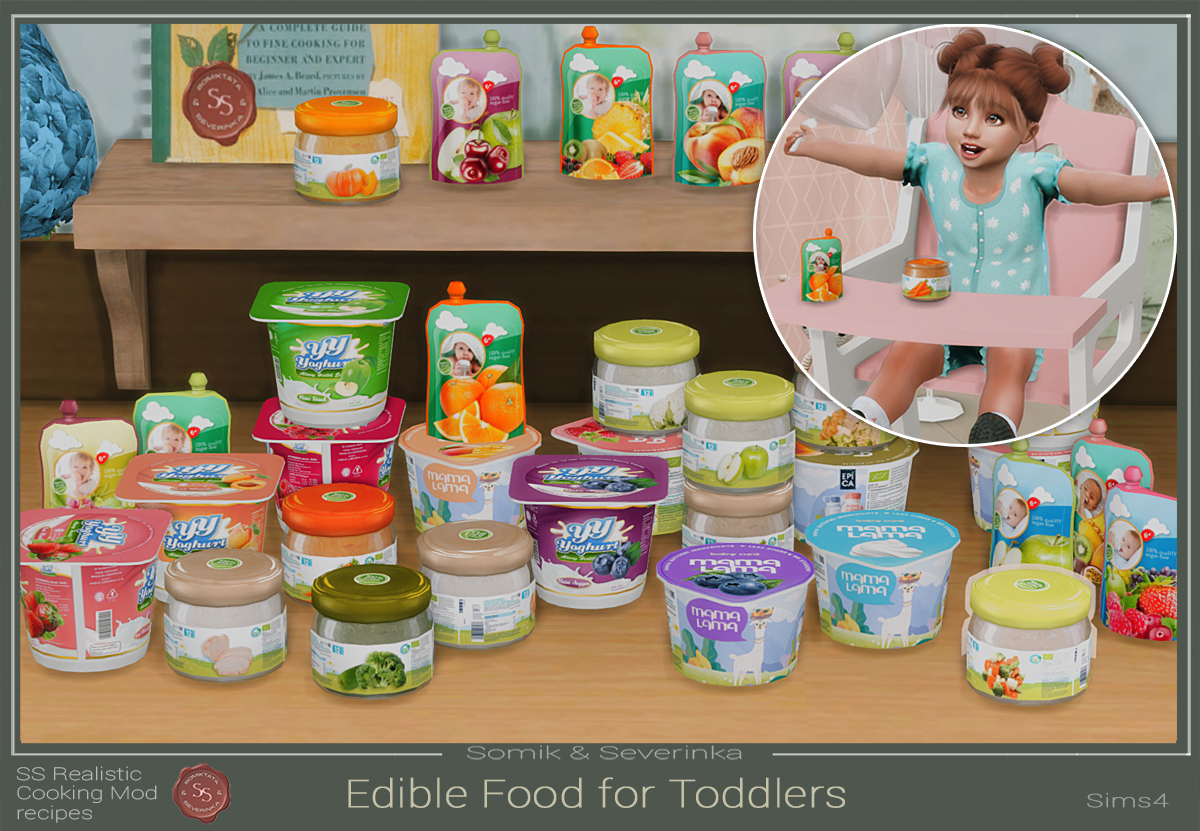 Download Functional Baby Food The Sims 4 Mods CurseForge