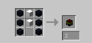 White and black powder concrete.