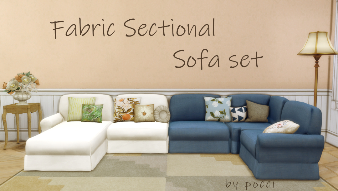 Fabric Sectional Sofa Set For Dream
