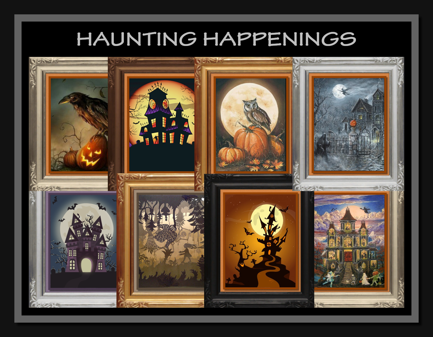 All images used, all frame colours