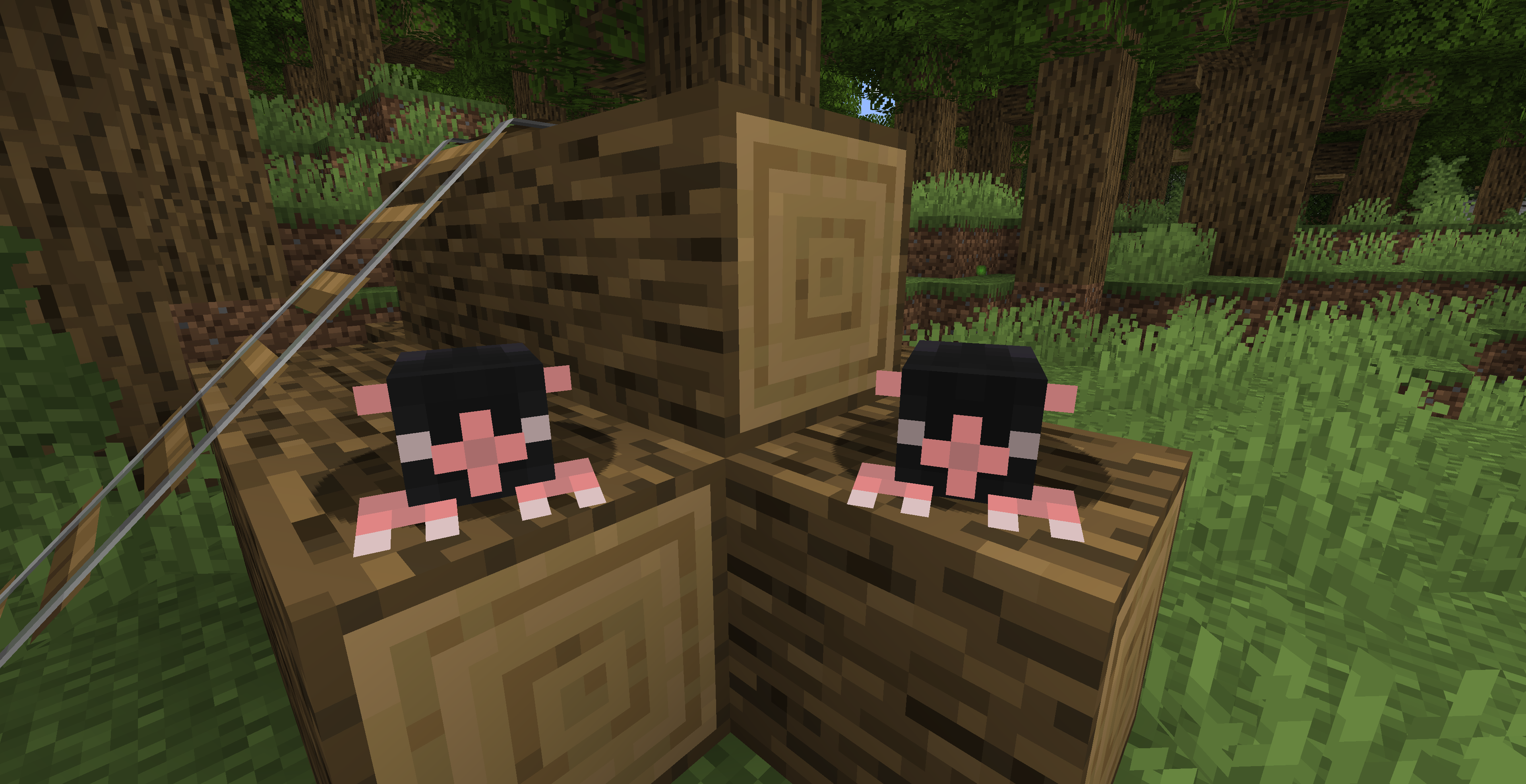 A pair of Moleworms sneefing and snorfing.