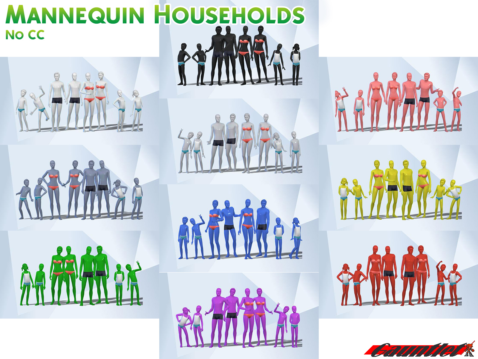 Install Mannequin Sims - The Sims 4 Mods - CurseForge