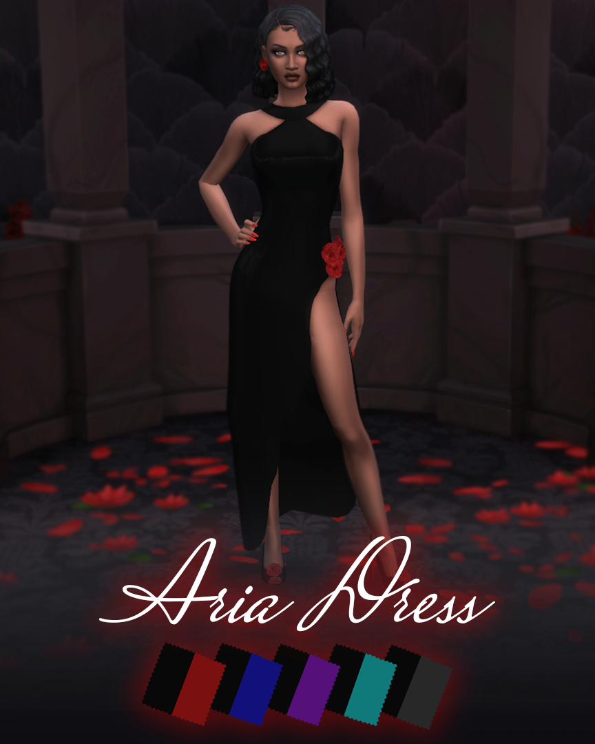 AZALEA DRESS - The Sims 4 Create a Sim - CurseForge