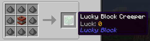 Creeper Lucky Block