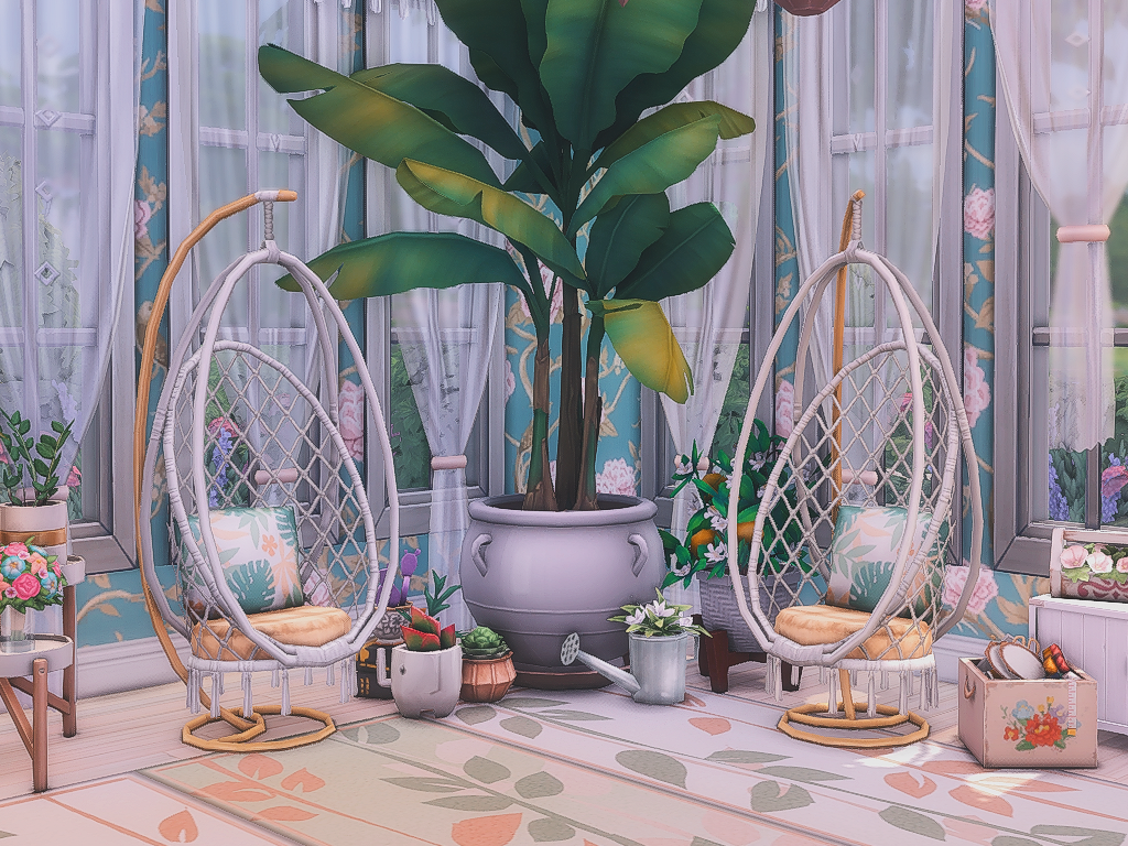 Boho living room *NO CC* - The Sims 4 Rooms / Lots - CurseForge