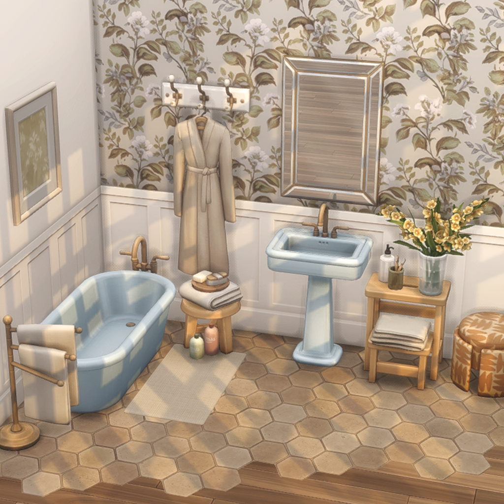 Auntie Vera's Bathroom Screenshots The Sims 4 Build / Buy