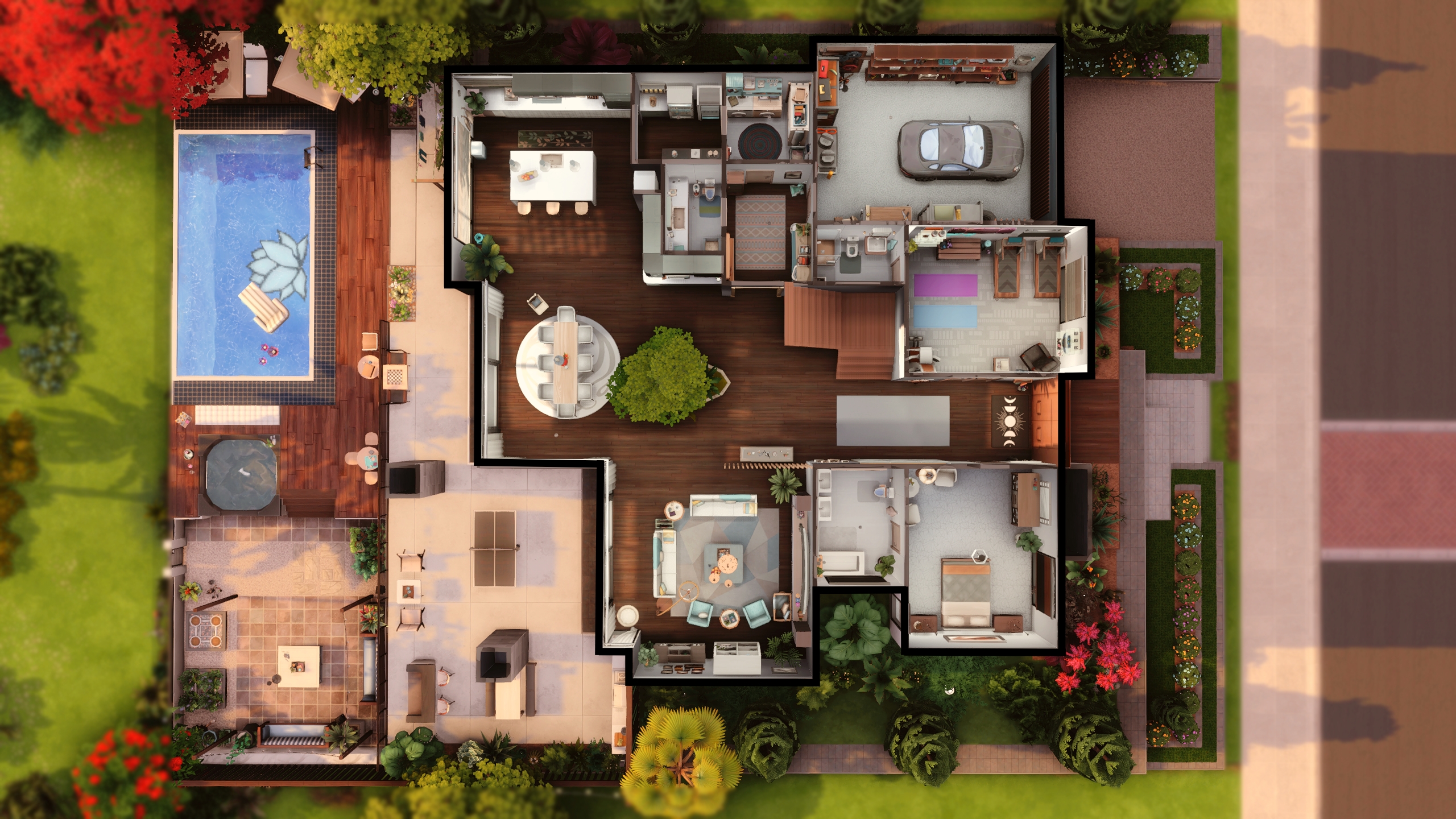 mansion floor plans sims