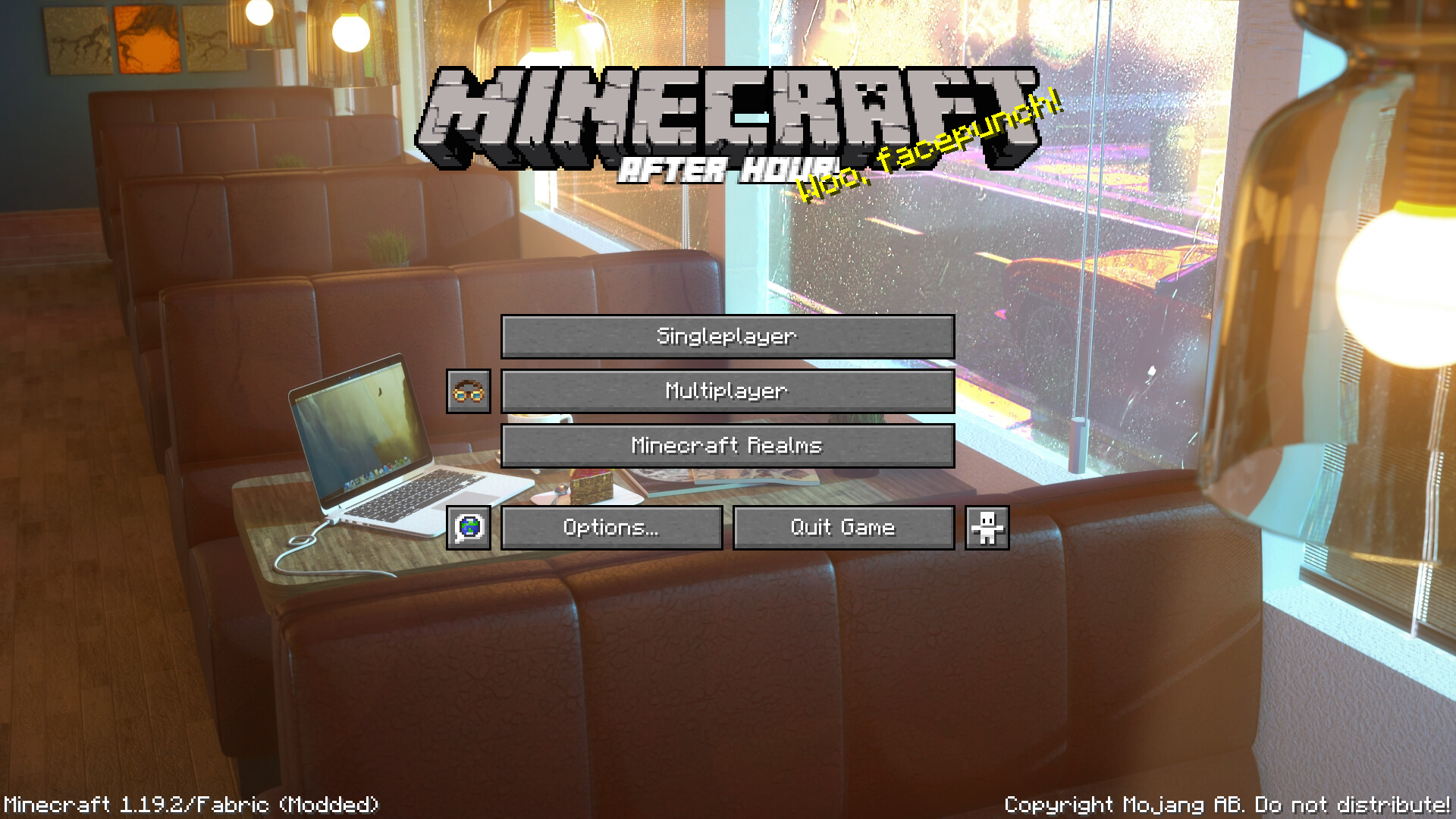 The Custom Title Screen that comes with it!