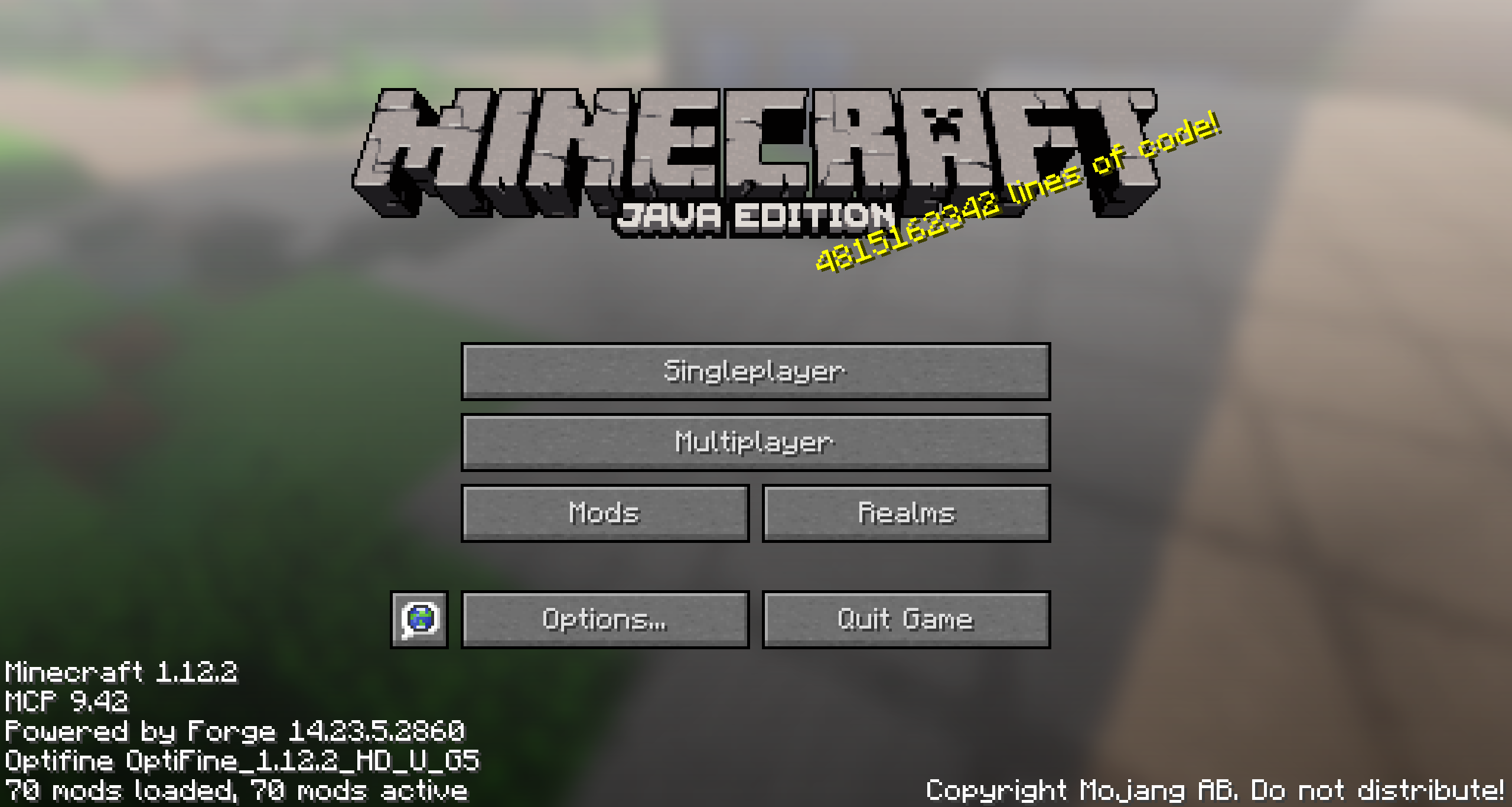 The Look of the Main menu