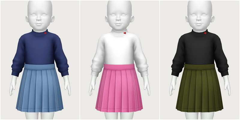 eryka dress - toddler - The Sims 4 Create a Sim - CurseForge