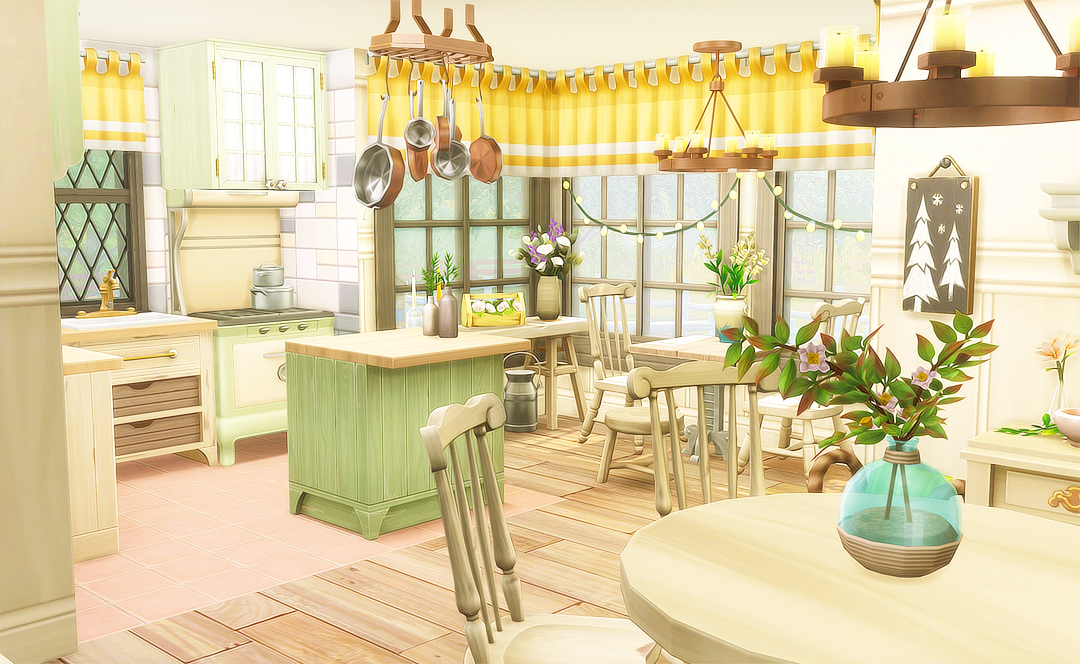 A sunny breakfast nook