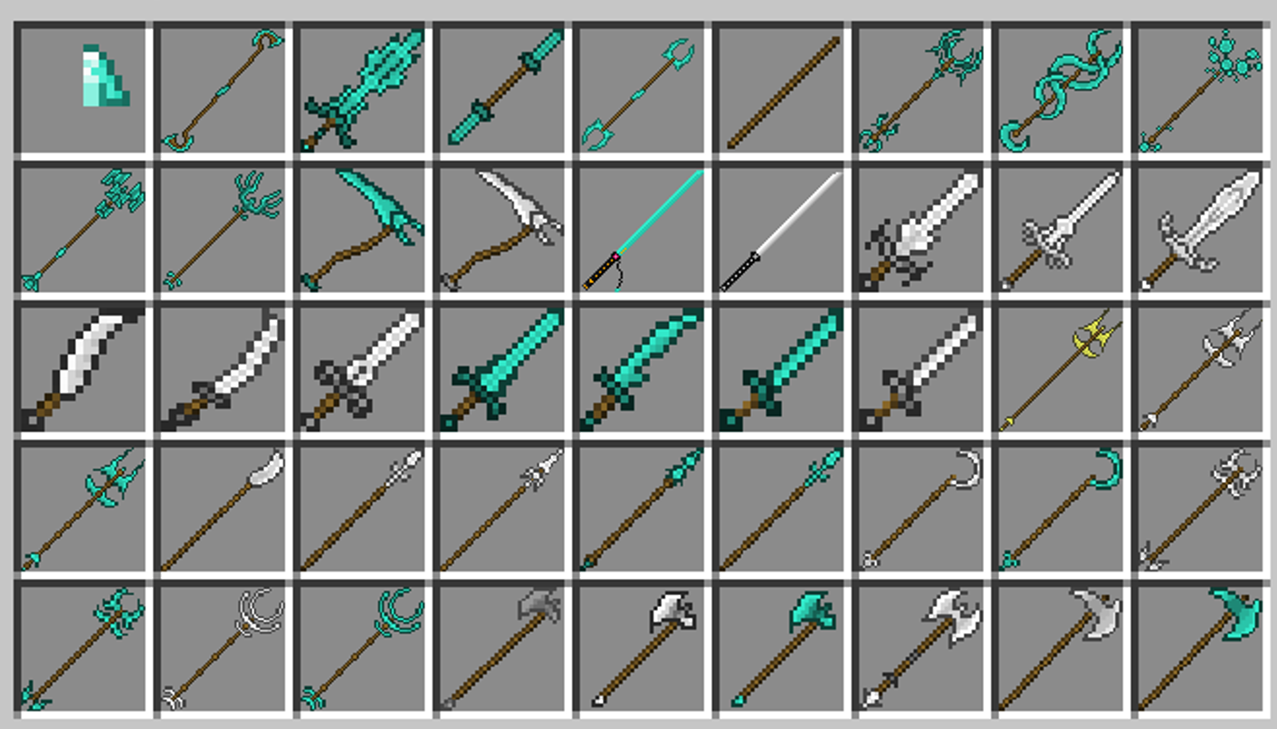 Over 50 weapons!