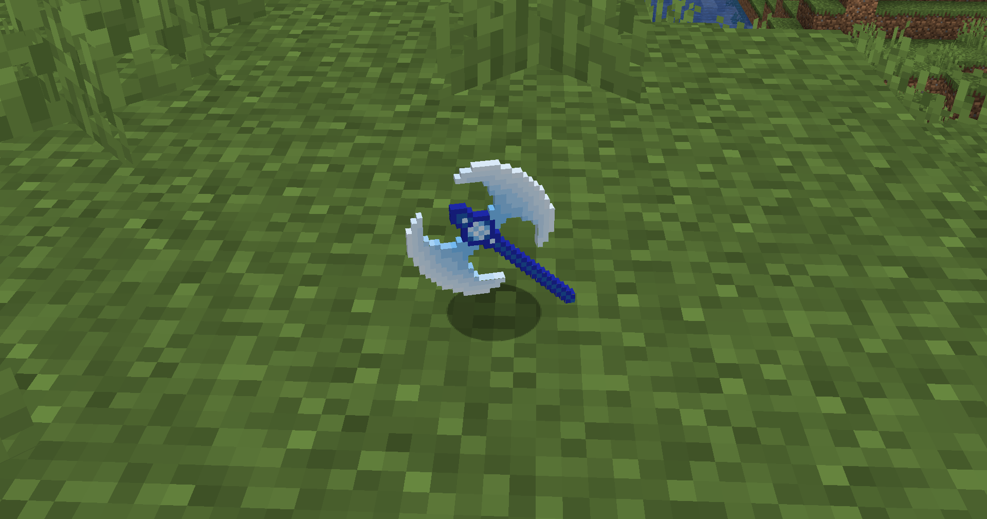 the custom Weapon Frozen Battle axe