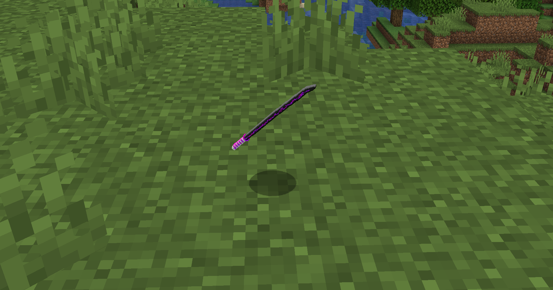 The custom Weapon God emerald katana