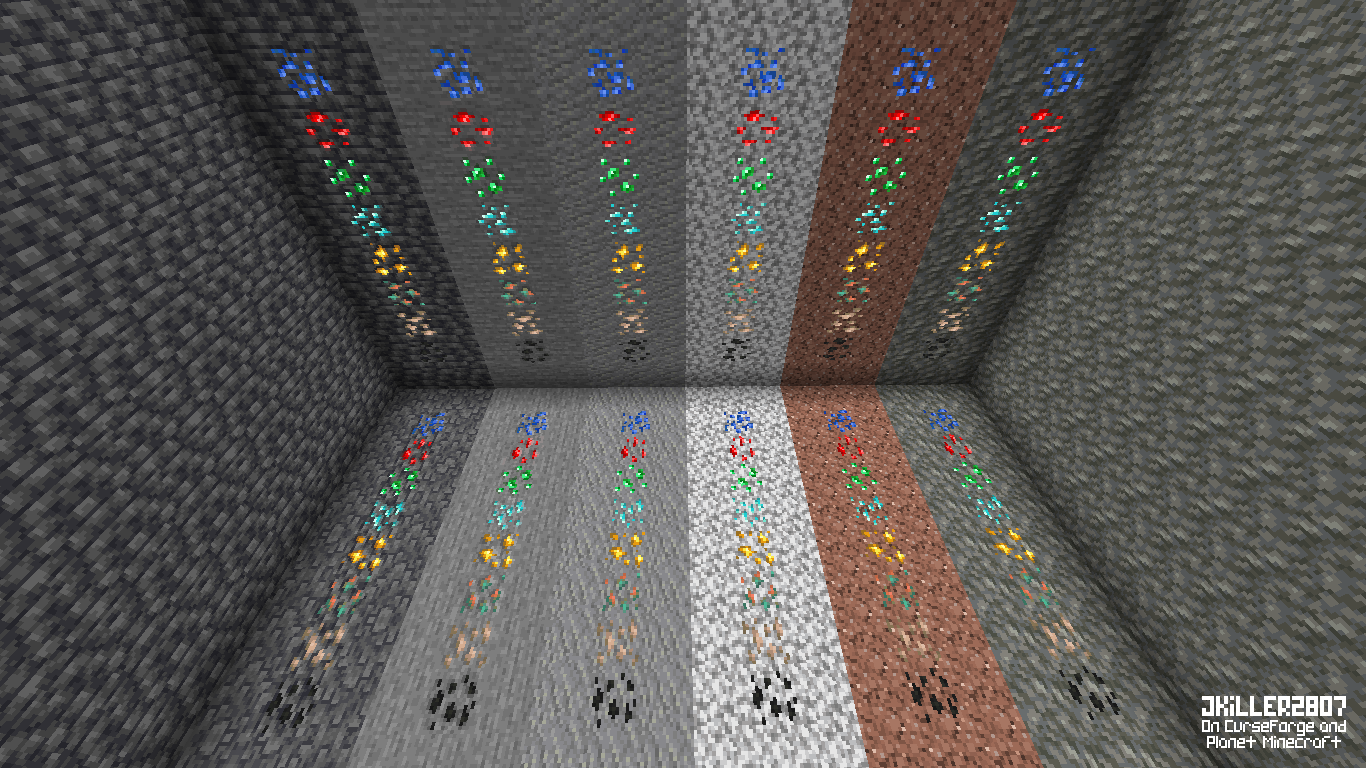 Visible M-Ore Variants Minecraft Texture Pack