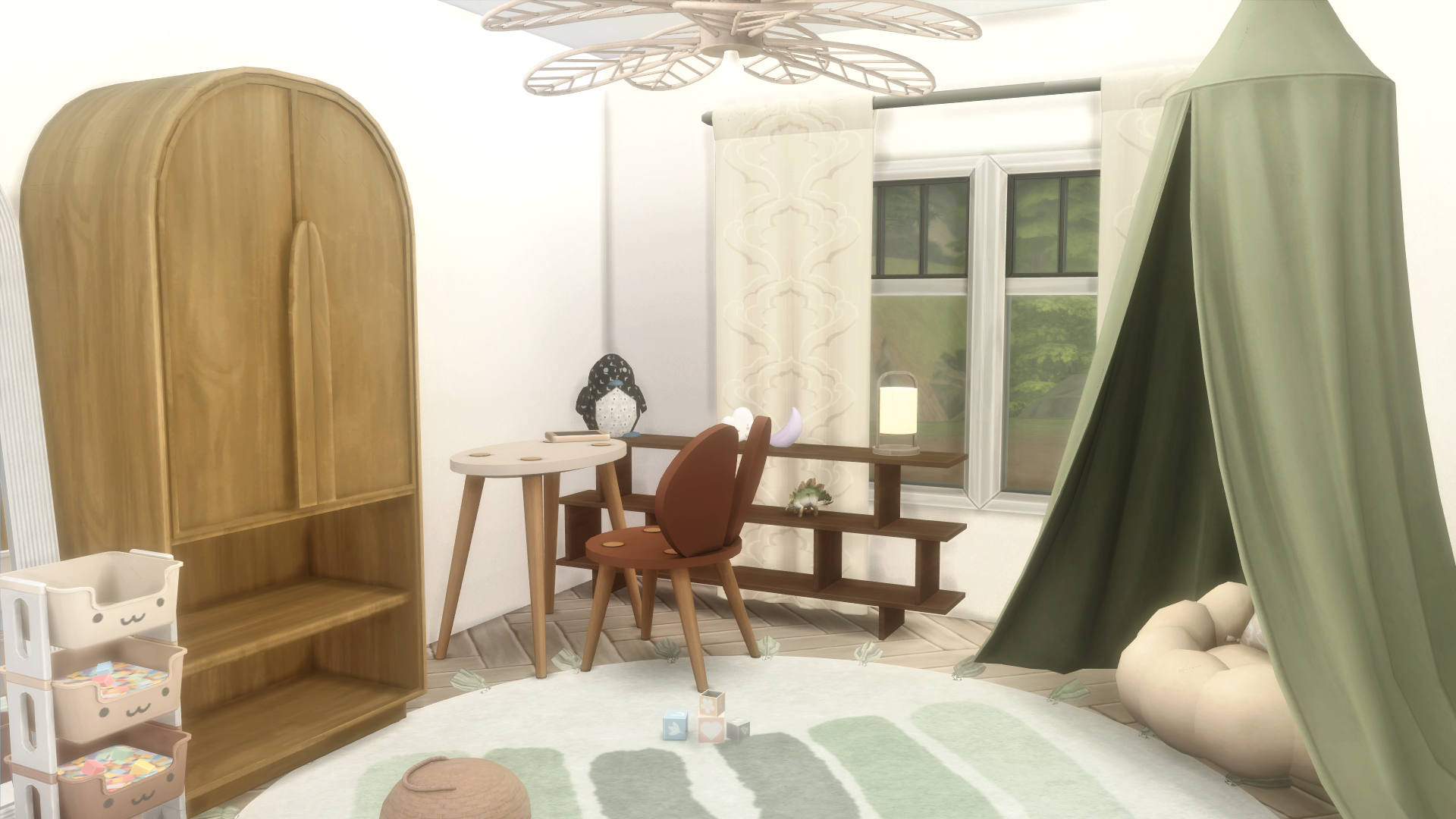 Stylish Wood Dreamy Nursery - The Sims 4 Build / Buy - CurseForge